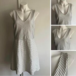 LOFT Striped Dress, Size 12